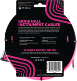 Ernie Ball 6078 Instrumentkabel Roze Gewoven | 3 Meter