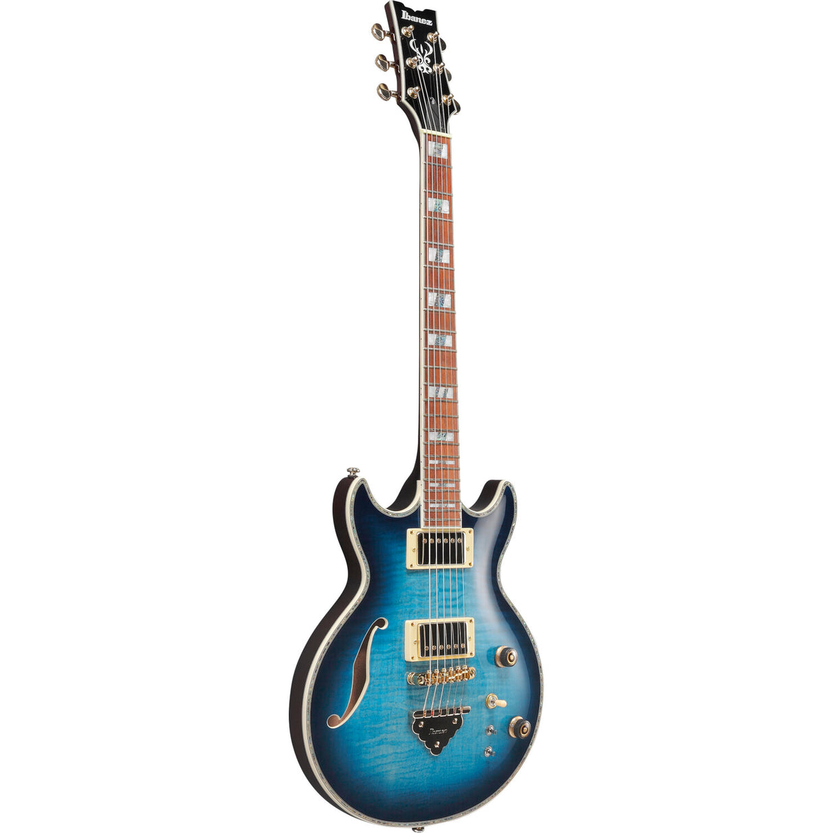 Ibanez AR520HFM Light Blue Burst semi-akoestische gitaar