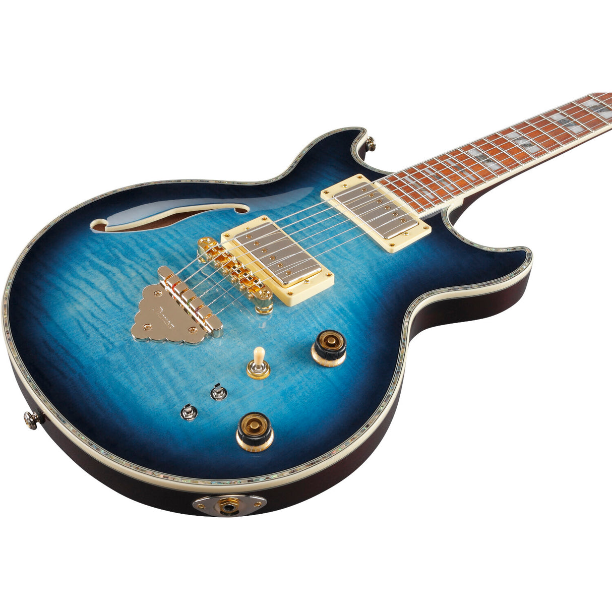 Ibanez AR520HFM Light Blue Burst semi-akoestische gitaar