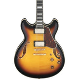 Ibanez Artcore Expressionist AS93FMAYS Antique Yellow Sunburst semi-akoestische gitaar