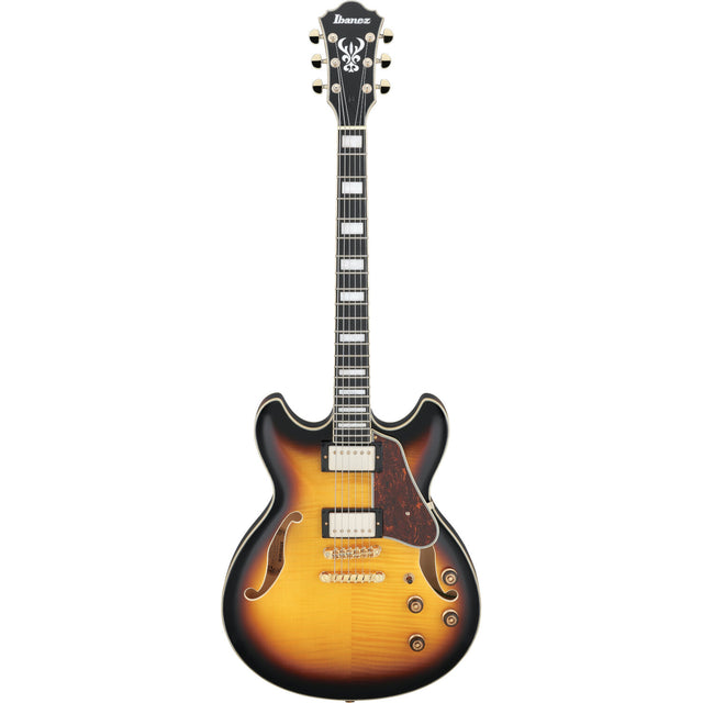 Ibanez Artcore Expressionist AS93FMAYS Antique Yellow Sunburst semi-akoestische gitaar