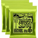 Ernie Ball 3221 Regular Slinky Nickel Wound 3 Pack 010 - 046