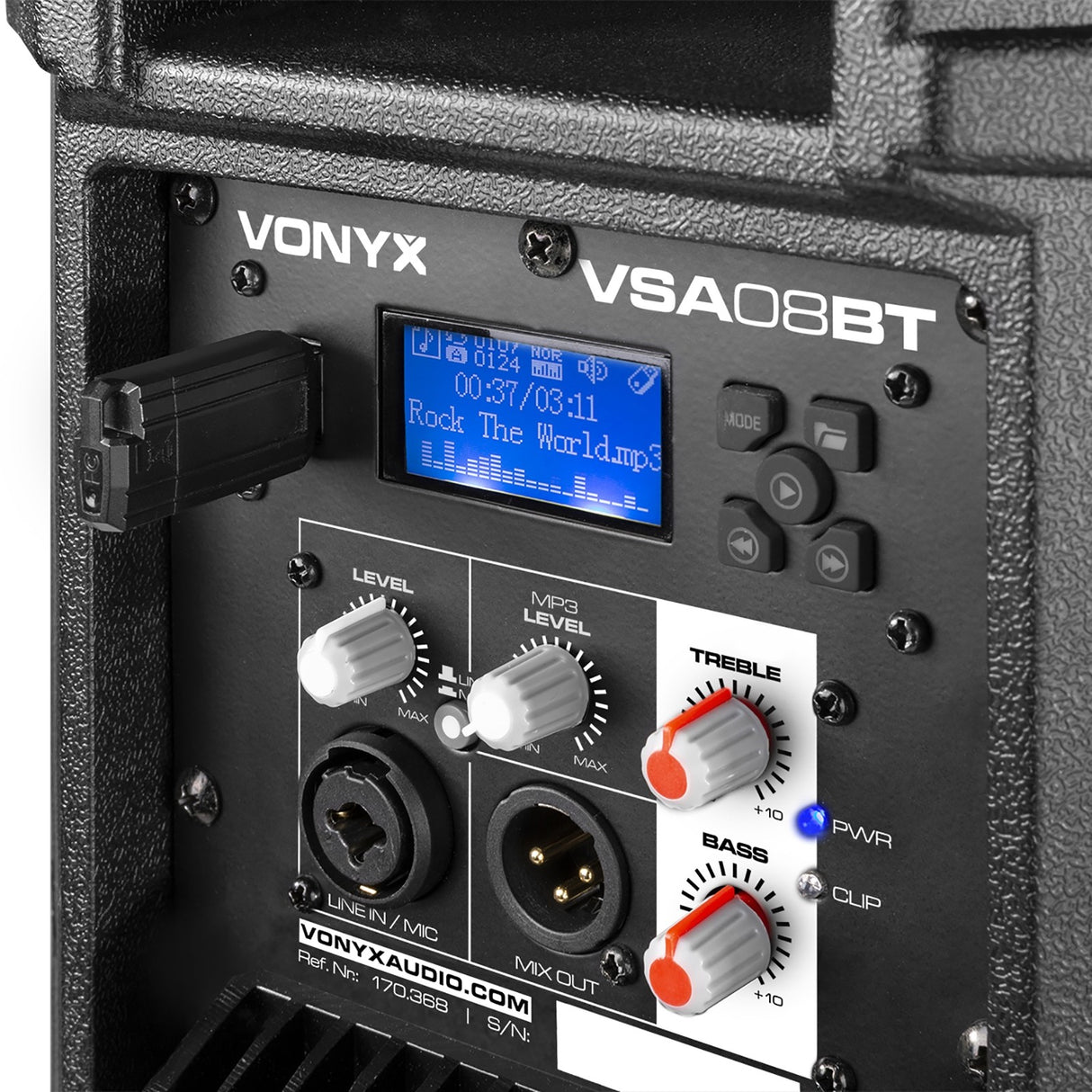 Vonyx VSA08BT Actieve Speaker Met Bluetooth