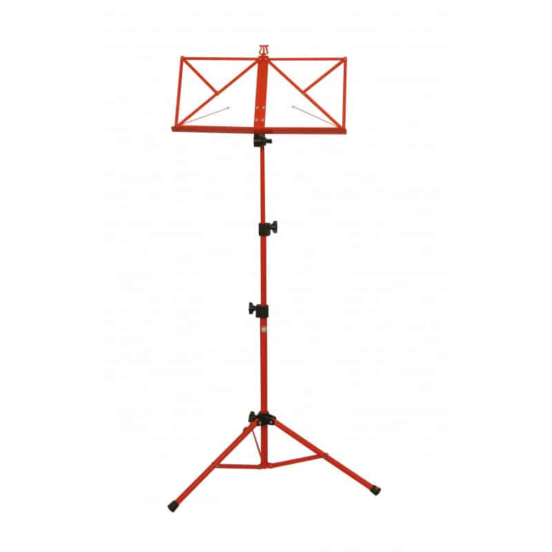 Hamilton KB380F Red Music Stand With Bag