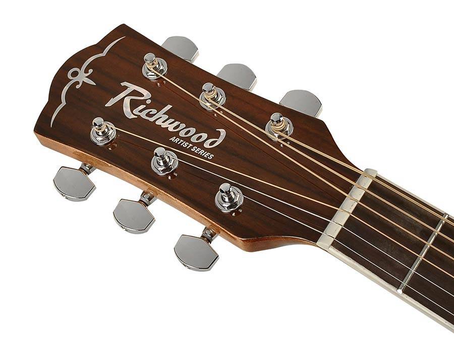 Richwood RD 17L-CE Akustikgitarre links handlich 
