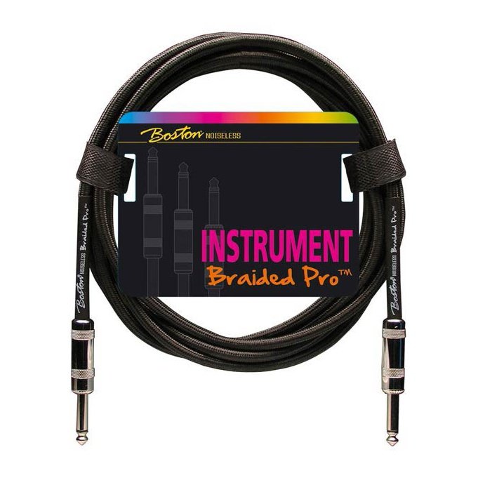 Boston GC-268-3 Braided Pro Instrument Cable 