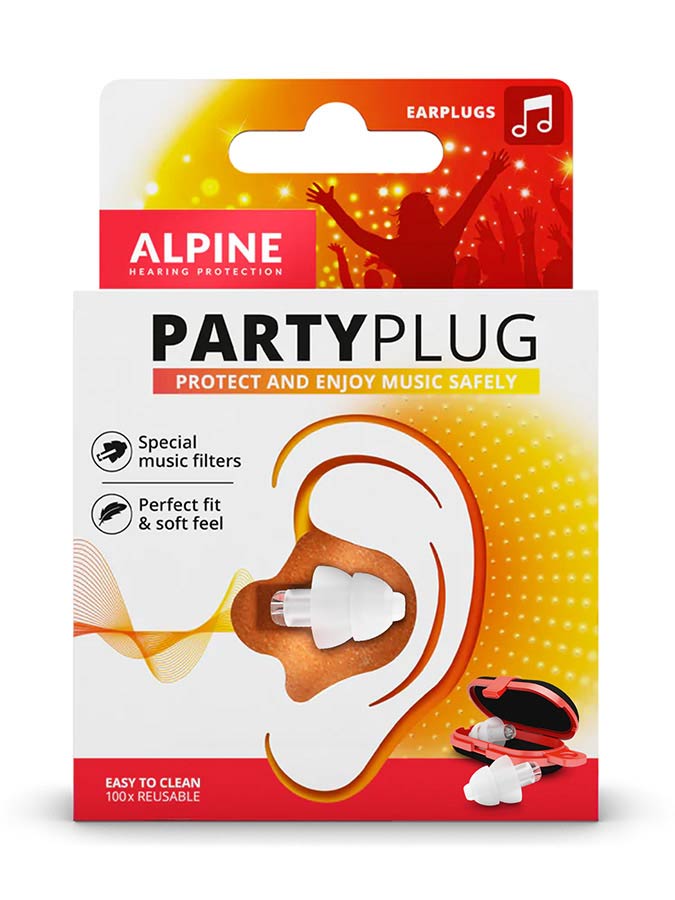 Alpine ALP-PP PartyPlug Earplugs Transparent