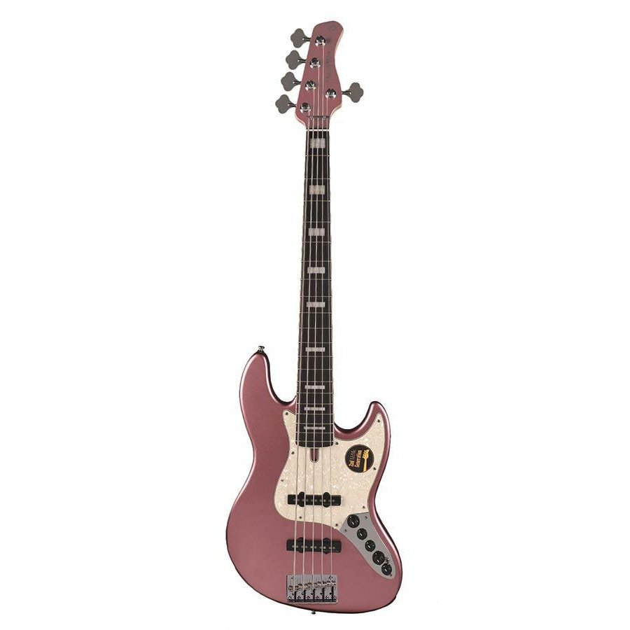 Sire Marcus Miller V7-5 Alder Burgundy Mist Elektrische Basgitaar