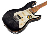 Sire Larry Carlton S7 Flamed Maple Transparent Black