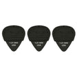 Fender MOJOGRIP PICKS 351 Shape Plectrums 1,21mm 3-Pack Zwart