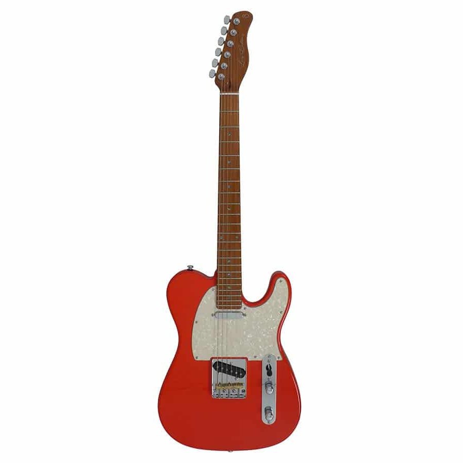 Vater Larry Carlton T7 Fiesta Red Telecaster E-Gitarre