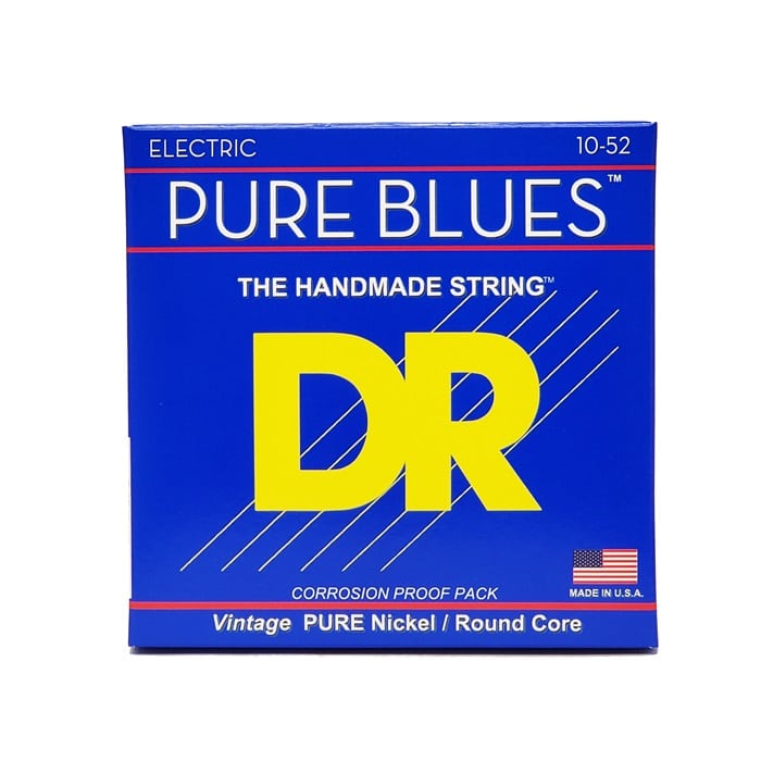 DR Strings Pure Blues Medium/Heavy 10-52 Pure Nickel