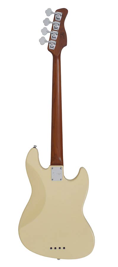 Sire Marcus Miller V5-4 Alder Vintage White Linkshandig Elektrische Basgitaar