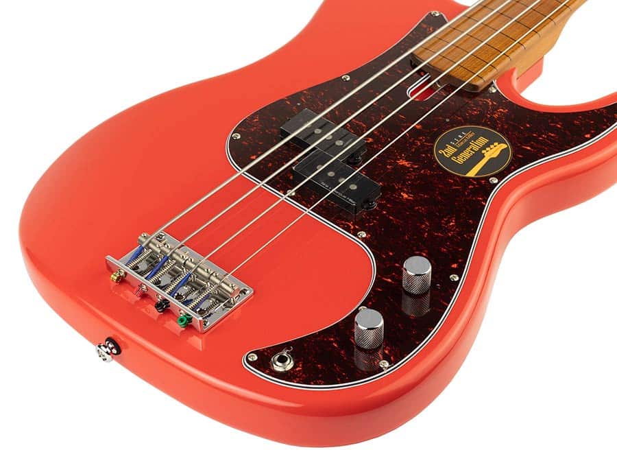 Vater Marcus Miller P5-4 Alder Red Fretless