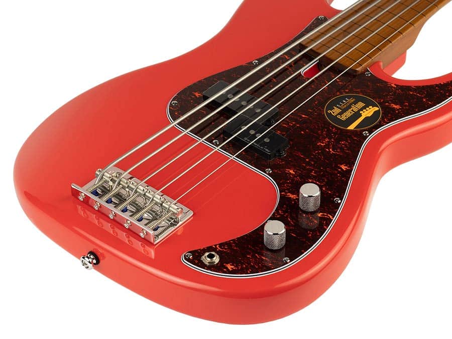 Vater Marcus Miller P5-5 Alder Red Fretless