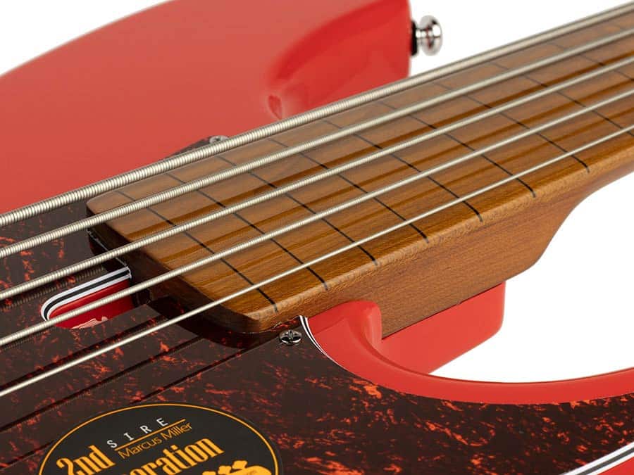 Vater Marcus Miller P5-5 Alder Red Fretless