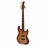 Sire Marcus Miller V10-DX5 Ash Sunburst Met Koffer