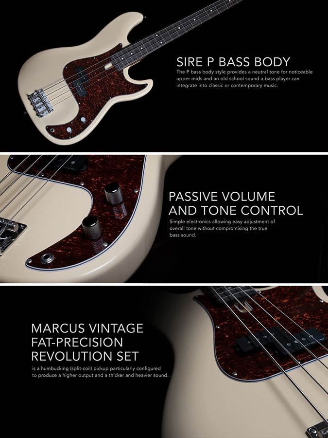 Sire Marcus Miller P5R-4 Alder Wit