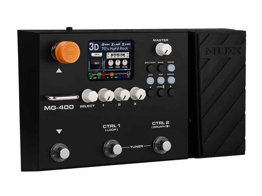 Nux MG-400 Multi-Effects Pedal for Guitar/Bass