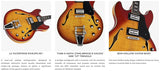 Sire Larry Carlton H7T Tremelo Cherry Sunburst Elektrische Gitaar