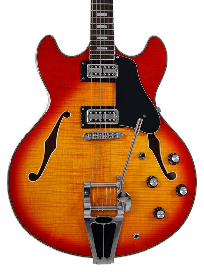 Sire Larry Carlton H7T Tremelo Cherry Sunburst Elektrische Gitaar