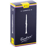 Vandoren CR1025 2.5 Reed Bb Clarinet per piece 