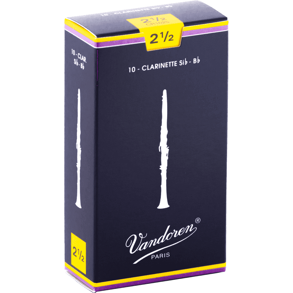 Vandoren CR1025 2.5 Reed Bb Clarinet per piece 