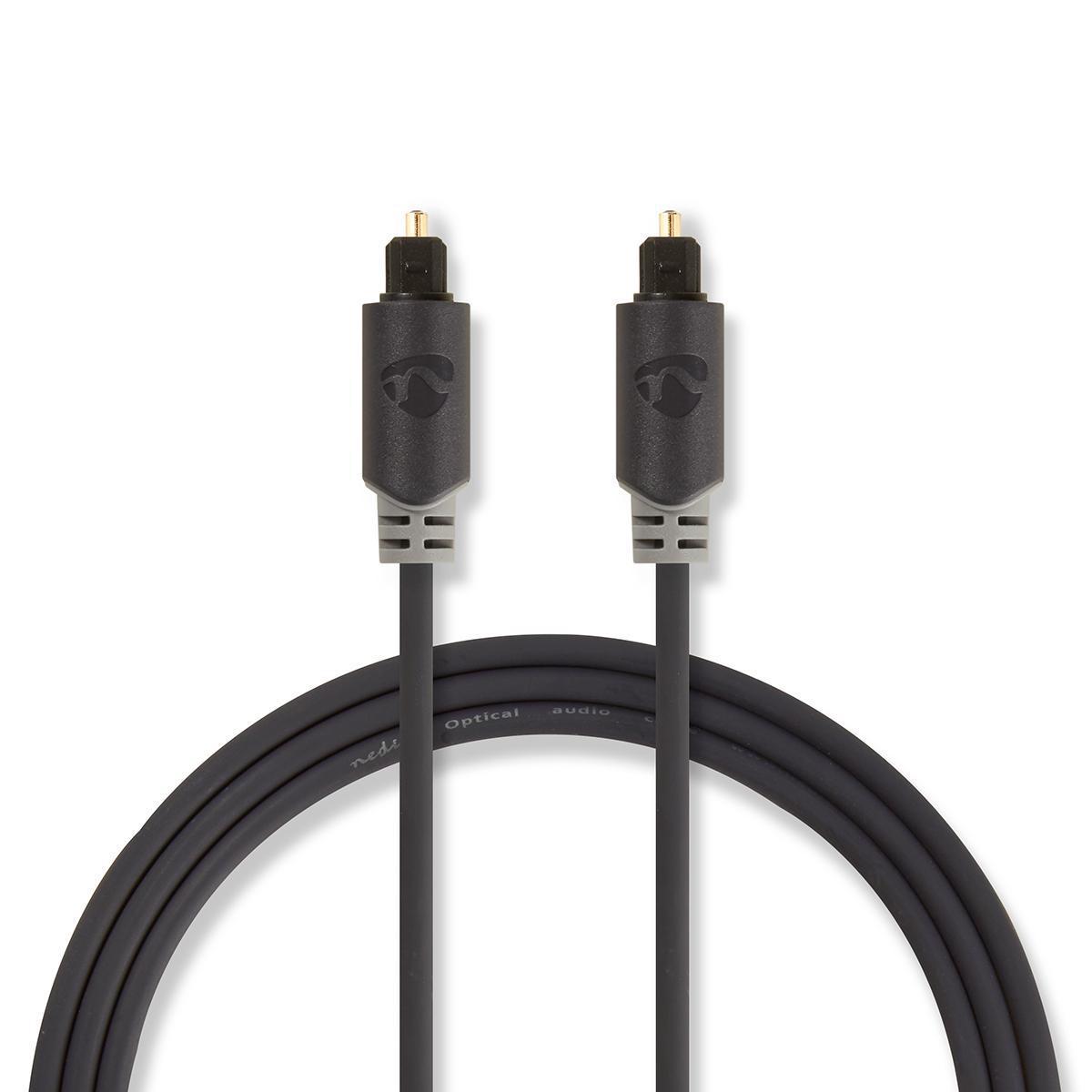 Nedis Audio Cable TosLink Gold Plated | 2 meters 