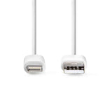 Nedis USB Kabel Lighting Sync/Oplaadkabel | 1 Meter