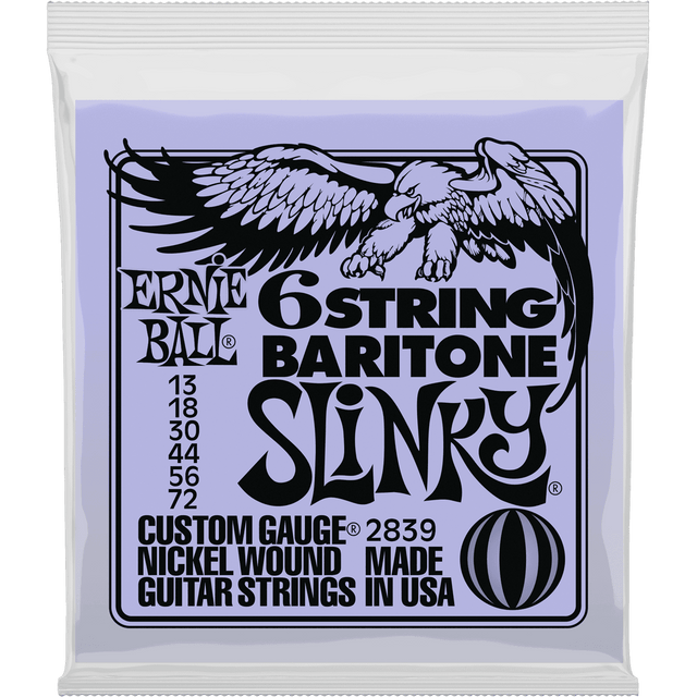 Ernie Ball 2839 6 string Slinky Baritone 013 - 072