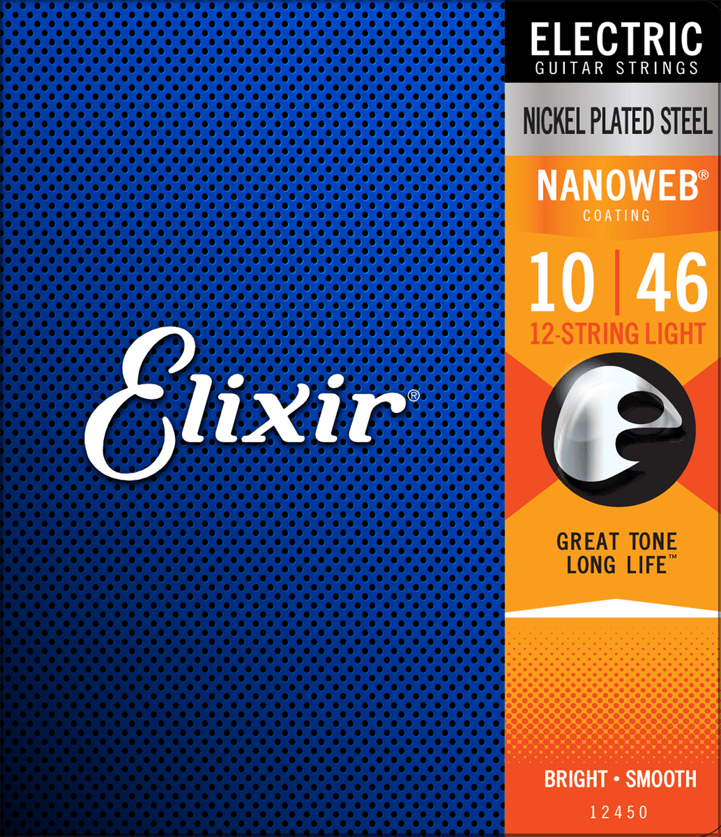 Elixir 12450 Nickel Plated Steel Nanoweb 10-46