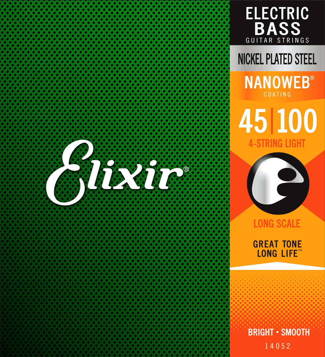 Elixir 140052 45-100 voor 4-snarige Basgitaar