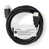 Nedis Hochgeschwindigkeits-HDMI-Kabel mit Ethernet, 2 Meter 