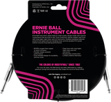 Ernie Ball 6048 Instrumentkabel Zwart | 3 Meter
