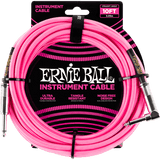 Ernie Ball 6078 Instrumentenkabel Rosa gewebt | 3 Meter