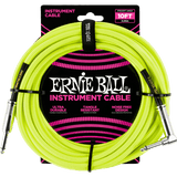 Ernie Ball 6080 Instrumentkabel Geel Gewoven | 3 Meter