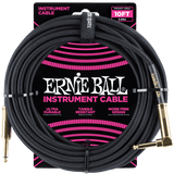 Ernie Ball 6081 Instrumentkabel Zwart Gewoven | 3 Meter