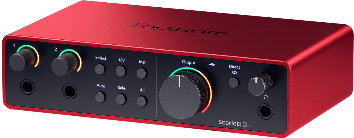 Focusrite Scarlett 2i2 USB-Audio-Interface der 4. Generation