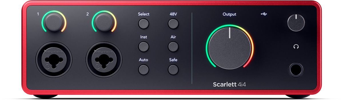 Focusrite Scarlett 4i4 4th Gen USB Audio Interface