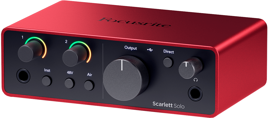 Focusrite Scarlett Solo 4th Gen USB Audio Interface
