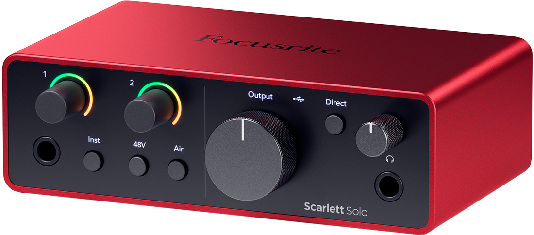 Focusrite Scarlett Solo Studio USB-Audio-Interface-Bundle der 4. Generation