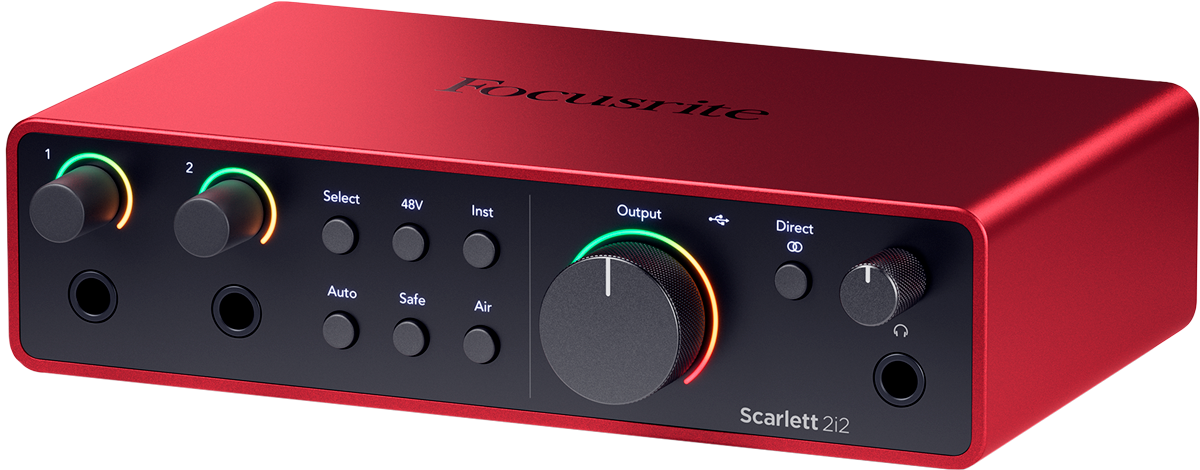 Focusrite Scarlett 2i2 Studio 4th Gen USB Audio Interface Bundle