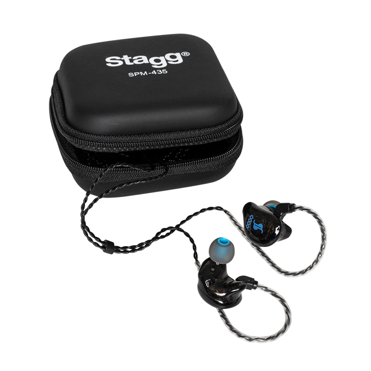 Stagg SPM-435 BK live In-Ears voor Live en Studio