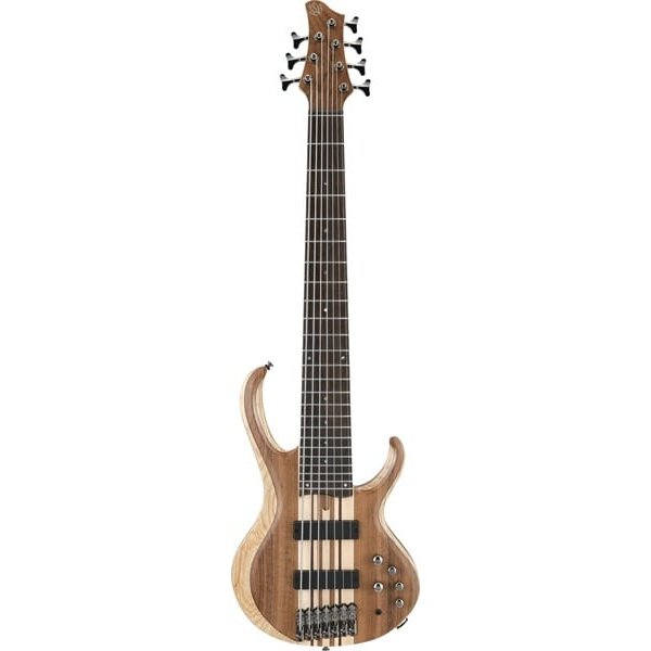 Ibanez BTB747 NTL Natural Low Gloss 7 string electric bass guitar