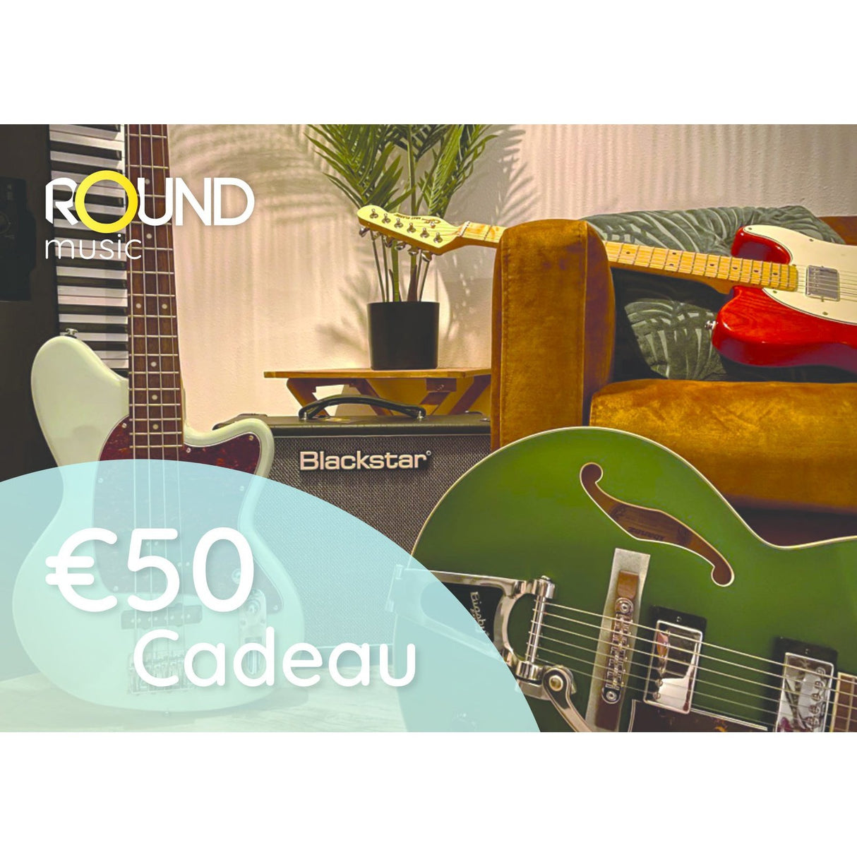 Round music Gift voucher €50,-
