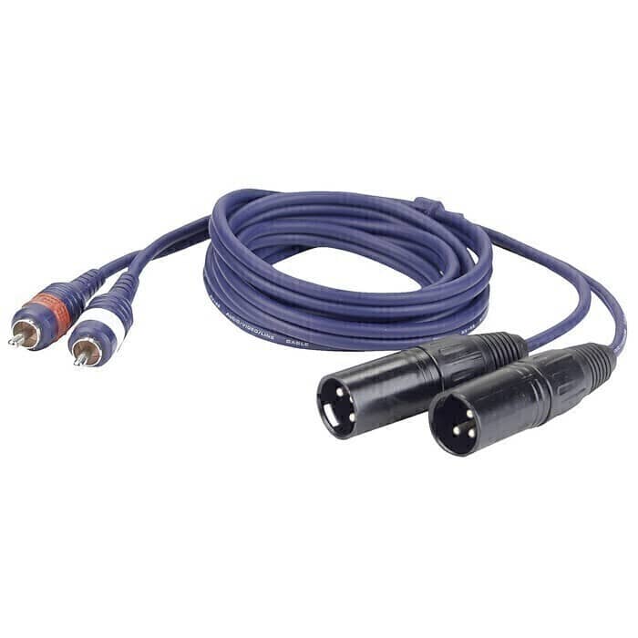 Dap FL26 2x RCA Male - 2x XLR Male | 1.5 meters