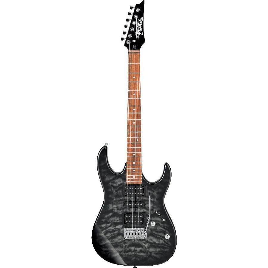 Ibanez GIO GRX70QATKS Transparent Black Sunburst Elektrische Gitaar