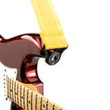 Daddario Guitar Strap Mellow Yellow Automatic Lock