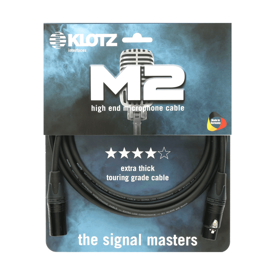Klotz M2FM1-0500 Pro Artist XLR Kabel Jack | 5 Meter