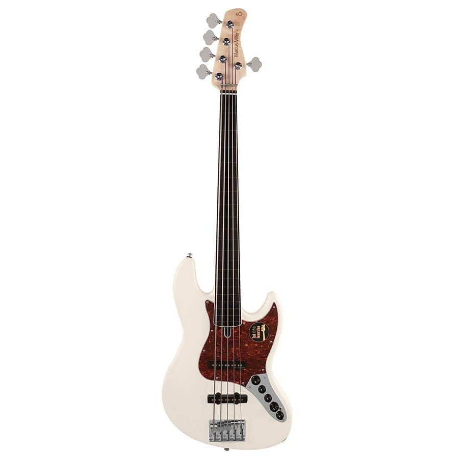 Sire Marcus Miller V7-5 Alder White Fretless